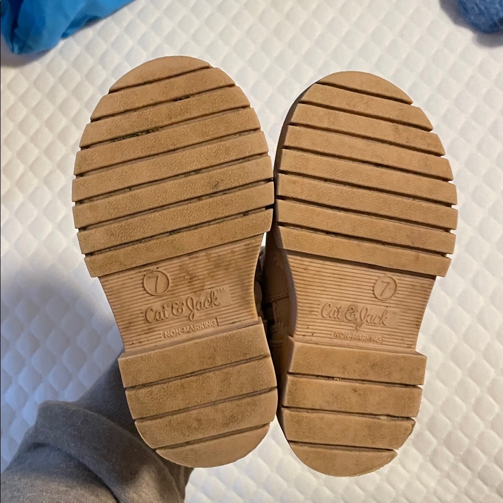 Cat & Jack Floral Daisy Toddler Girls Size 7 Boots - Picture 4 of 5